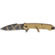 Extrema Ratio MF2 Folding Knife, 4.5in, Cobalt Steel Drop Point, Desert Warfare Tan Aluminum Alloy Handle EX133MF2DW