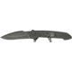 Extrema Ratio MF2 Folding Knife,Cobalt Stainless Drop Point, Black Anodized Aluminum Alloy Handle EX133MF2COL