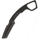 Extrema Ratio NK3 K Neck Knife Fixed Blade Knife, 6.75in Overall, 2.75in Tanto Blade, Glass Breaker, One Piece Black Mil-C-13924 Burnished N690 SS Black Kydex Neck Sheath, Black, 04.1000.0213BLK