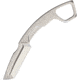Extrema Ratio NK3 K Neck Knife Stonewash Fixed Blade Knife, 6.75in Overall, 2.75in Blade, Finger Ring, Glass Breaker, One Piece Stonewash N690 SS Black Kydex Neck Sheath, 04.1000.0213SW