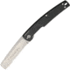 Extrema Ratio T Razor Satin Folding Knife,3.75in,Bohler N-690 Steel,Satin,Black,Aluminum Handle EX1000139