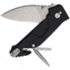 Extrema Ratio T911 Linerlock Folding Knife, Black anodized aluminum handle, T911