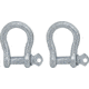 Extreme Max Boattector Galvanized Anchor Shackle, 3/8in, 3006.6608