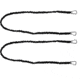 Extreme Max Boattector High-Strength Line Snubber &amp; Storage Bungee, Value 2-Pack - 60 With Hooks, Black, Medium, 3006.2894