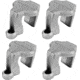 Extreme Max Boattector Pontoon Rail Fender Hanger/Adjuster, Gray, Pack of 4, 3005.5002