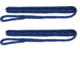 Extreme Max Boattector Premium Double Braid Nylon Fender Line Value 2-Pack - 3/8in x 6', Blue with Reflective Tracer, 3006.2606