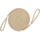 Extreme Max Boattector Premium Double Looped Nylon Dock Line For Mooring Buoys - 35', White &amp; Gold, 35ft, 3006.2399