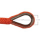 Extreme Max Boattector Solid Braid Mfp Anchor Line With Thimble - 3/8in x 100ft, Neon Orange, 3006.2654