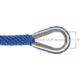 Extreme Max Boattector Solid Braid Mfp Anchor Line With Thimble - 3/8in x 50ft, Royal Blue, 3006.2051