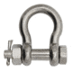 Extreme Max Boattector Stainless Steel Bolt Type Anchor Shackle, 3/8in, 3006.8372