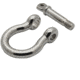 Extreme Max Boattector Stainless Steel Bow Shackle, 5/8in Each, 3006.8299