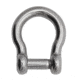 Extreme Max Boattector Stainless Steel Bow Shackle With No Snag Pin, 1/2in, 3006.8414