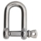 Extreme Max Boattector Stainless Steel D Shackle, 1/2in, 3006.8246