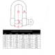 Extreme Max Boattector Stainless Steel D Shackle, 1/4in, Pack of 2, 3006.8237.2
