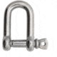 Extreme Max Boattector Stainless Steel D Shackle, 3/4in, 3006.8252