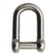 Extreme Max Boattector Stainless Steel D Shackle With No Snag Pin, 3/8in, 3006.8399