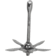 Extreme Max Boattector Stainless Steel Folding/Grapnel Anchor, 1.5lbs., 3006.6672