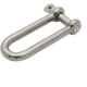 Extreme Max Boattector Stainless Steel Long D Shackle, 1/2in, 3006.8209
