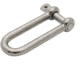 Extreme Max Boattector Stainless Steel Long D Shackle, 1/4in, 3006.8201