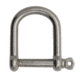 Extreme Max Boattector Stainless Steel Wide D Shackle, 1/4in, 3006.8225