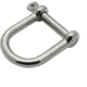 Extreme Max Boattector Stainless Steel Wide D Shackle, 5/16in, Pack of 4, 3006.8228.4