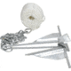 Extreme Max Complete Slip Ring Anchor Kit w/ Rope / Anchor Chain / Shackle #10 / 5 Lbs., 3006.6719