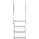 Extreme Max Delu x e Flip Up Dock Ladder w/ Welded Step Assembly 4 Step, 3005.3913