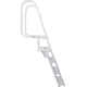 Extreme Max Delu x e Flip Up Dock Ladder w/ Welded Step Assembly 4 Step, 3005.3913