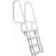Extreme Max Delu x e Flip Up Dock Ladder w/ Welded Step Assembly 4 Step, 3005.3913