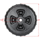 Extreme Max Heavy Duty Plastic Roll In Dock / Boat Lift Wheel 24, 24in, 3005.3729