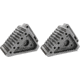 Extreme Max Heavy Duty Solid Rubber Wheel Chock With Handle Value, Pack of 2, 5001.5772.2
