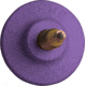 Extreme Max Round Plastic Backers, Purple, Pack of 24, 5900.1158