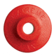 Extreme Max Round Plastic Backers, Red, Pack of 24, 5900.1176