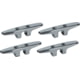 Extreme Max Soft Point Stainless Steel Dock Cleat 6, Value, Pack of 4, 3006.6762.4