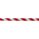 Extreme Max Solid Braid Mfp Utility Rope - 1/2in x 25, Red / White, 3008.0172