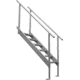Extreme Max Universal Mount Aluminum Dock Stair 6 Step, 3005.3846