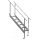 Extreme Max Universal Mount Aluminum Dock Stair 6 Step, 3005.3846