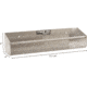 Extreme Max Wall Mount Aluminum Tie Down Hanger Storage Rack Shelf For Enclosed Race Trailer Shop Garage Storage, 5001.6062
