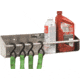 Extreme Max Wall Mount Aluminum Tie Down Hanger Storage Rack Shelf For Enclosed Race Trailer Shop Garage Storage, 5001.6062