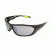 Extreme Optiks DYN4M1C Sunglasses, Matte Black Frame, Smoke with Silver Mirror Flash Lens, 10225807.FGX