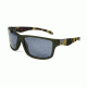 Extreme Optiks Nferno Sunglasses, Rubberized Green Matte Frame, Smoke with Silver Mirror Flash Lens, 10233022.FGX