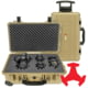 Eylar 22in Carry-On Roller Hard Case Equipped w/Ragar XP Crosslinked Foam Insert, Tan, SA00034-TAN-RG-XP