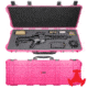 Eylar 44in Hard Rifle Case Equipped w/Ragar XP Crosslinked Foam Insert, Pink, SA00008-PNK-RG-XP