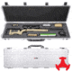 Eylar 53in Hard Rifle Case Equipped w/Ragar XP Crosslinked Foam Insert, White, SA00015-WHI-RG-XP