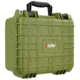 Eylar Compact 13.37in Protective Gear Case Water and Shock Resistant w/ Foam, Green, SA00001-Grn
