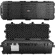 Eylar Extra Large 44in Waterproof Deep Heavy Transport Stacker Roller Rifle Hard Case w/Foam, Black, SA00028