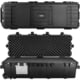 Eylar Extra Large 44in Waterproof Deep Heavy Transport Stacker Roller Rifle Hard Case w/Foam, Black, SA00028