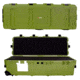 Eylar Extra Large 44in Waterproof Deep Heavy Transport Stacker Roller Rifle Hard Case w/Foam, Green, SA00028-GRN