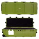 Eylar Extra Large 44in Waterproof Deep Heavy Transport Stacker Roller Rifle Hard Case w/Foam, Green, SA00028-GRN