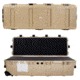 Eylar Extra Large 44in Waterproof Deep Heavy Transport Stacker Roller Rifle Hard Case w/Foam, Tan, SA00028-TAN